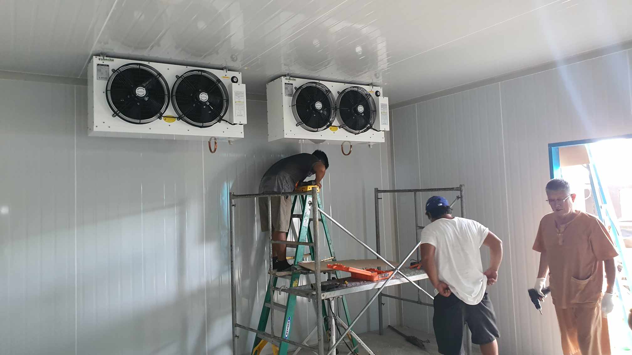 Refrigeration unit installation