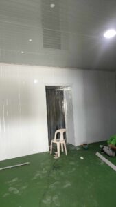 Installation of Sandwich Panel,Refrigeration & PU Flooring (12)