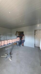 Installation of Sandwich Panel,Refrigeration & PU Flooring (30)