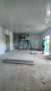 Installation of Sandwich Panel,Refrigeration & PU Flooring (5)