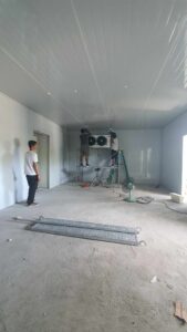 Installation of Sandwich Panel,Refrigeration & PU Flooring (8)